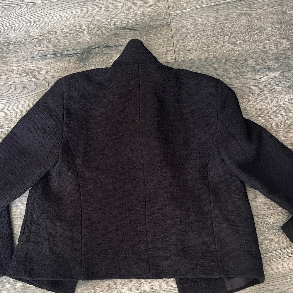Zara Black Blazer with Gold Buttons - Picture 8 of 10